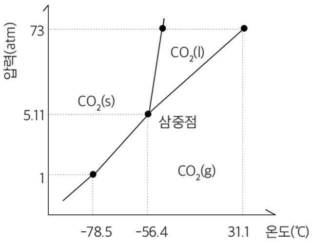 이산화탄소의 상평형